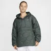 Nike Women's  Sportswear Essential Quilted Anorak Jacket In Green