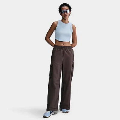 NIKE NIKE WOMEN'S SPORTSWEAR ESSENTIAL RIBBED CROPPED TANK
