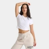 Nike Women's Sportswear Essential Slim Crop T-shirt In White