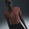 Nike Women's  Sportswear Essential Slim Cropped T-shirt In Brown