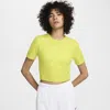 Nike Women's  Sportswear Essential Slim Cropped T-shirt In Green