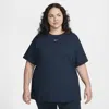 Nike Women's  Sportswear Essential T-shirt (plus Size) In Blue