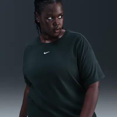Nike Women's  Sportswear Essential T-shirt (plus Size) In Green