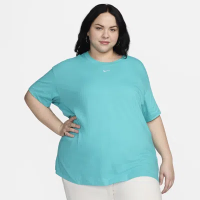 Nike Women's  Sportswear Essential T-shirt (plus Size) In Green