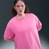 Nike Women's  Sportswear Essential T-shirt (plus Size) In Pink