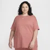 Nike Women's  Sportswear Essential T-shirt (plus Size) In Pink