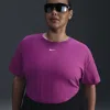 Nike Women's  Sportswear Essential T-shirt (plus Size) In Purple