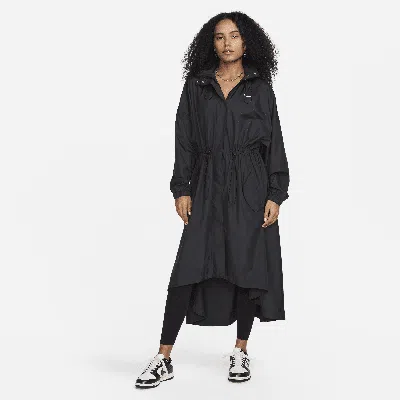Nike Women's  Sportswear Essential Trench Coat In Black