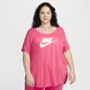 Nike Women's  Sportswear Essential Tunic (plus Size) In Pink