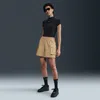 Nike Women's  Sportswear Essential Woven High-waisted 5" Cargo Shorts In Brown