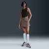 Nike Essential Water Repellent Skort In Brown