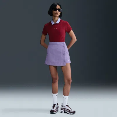 Nike Women's  Sportswear Essential Woven Skort In Purple