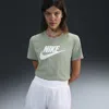 Nike Women's  Sportswear Essentials Logo T-shirt In Green