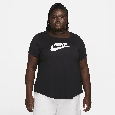 NIKE WOMEN'S  SPORTSWEAR ESSENTIALS LOGO T-SHIRT (PLUS SIZE),1003842830