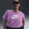 Nike Little Girls Futura Boxy Short Sleeve T-shirt In Pink