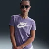 Nike Women's  Sportswear Essentials Logo T-shirt In Purple