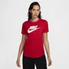 Nike Women's  Sportswear Essentials Logo T-shirt In Red
