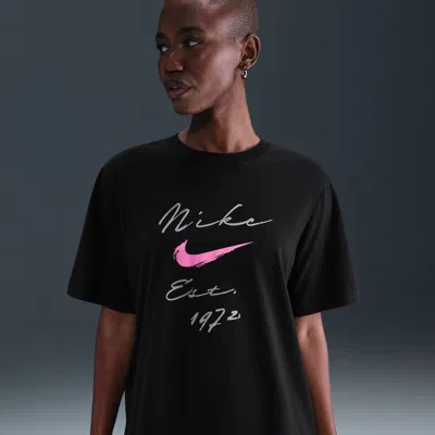 Nike Women's  Sportswear Essentials Loose T-shirt In Black