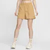 Nike Women's  Sportswear Everything Wovens Mid-rise 5" Shorts In Flax/black