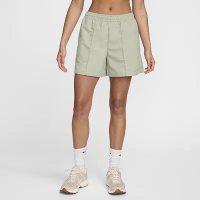 Nike Women's  Sportswear Everything Wovens Mid-rise 5" Shorts In Jade Horizon/sail