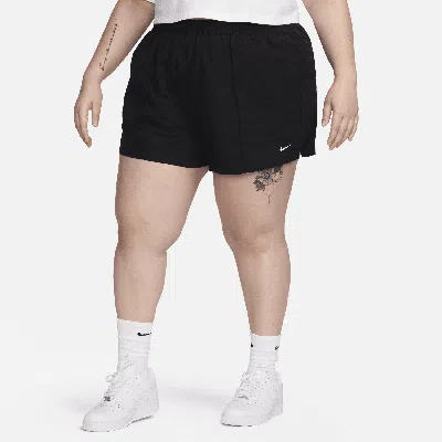 Nike Women's  Sportswear Everything Wovens Mid-rise 5" Shorts (plus Size) In Black