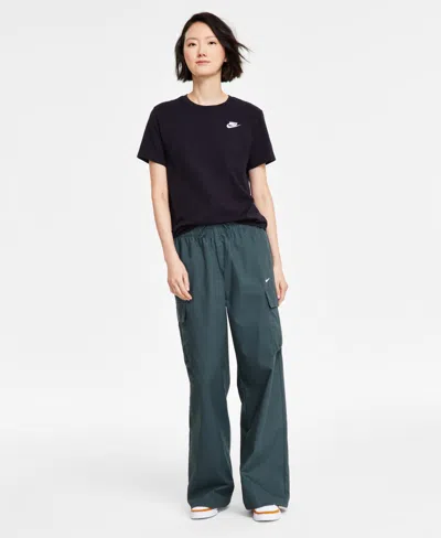 Nike Women's Sportswear Everything Wovens Mid-rise Cargo Pants In Vintg,sail