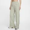 Nike Women's  Sportswear Everything Wovens Mid-rise Open-hem Pants In Jade Horizon/sail