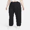 Nike Women's  Sportswear Everything Wovens Mid-rise Open-hem Pants (plus Size) In Black