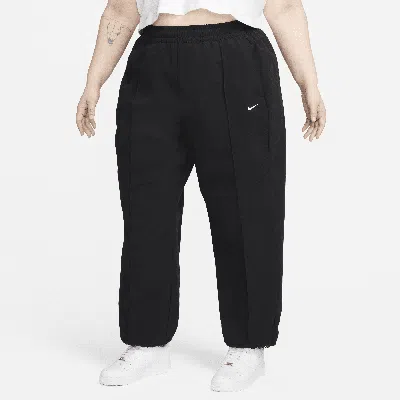 Nike Women's  Sportswear Everything Wovens Mid-rise Open-hem Pants (plus Size) In Black