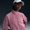 Nike Women's  Sportswear Everything Wovens Oversized Repel Uv Protection Jacket In Pink