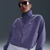 Nike Women's  Sportswear Everything Wovens Oversized Repel Uv Protection Jacket In Purple