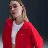 Nike Women's  Sportswear Everything Wovens Oversized Repel Uv Protection Jacket In University Red/white