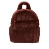 Nike Women's  Sportswear Futura Faux Fur Mini Backpack (6l) In Brown