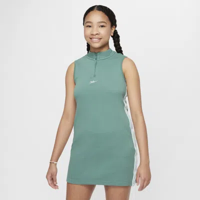 Nike Kids' Sportswear Sleeveless Dress In Green