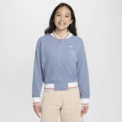 Nike Kids' Women's  Sportswear Girls' Jacket In Blue