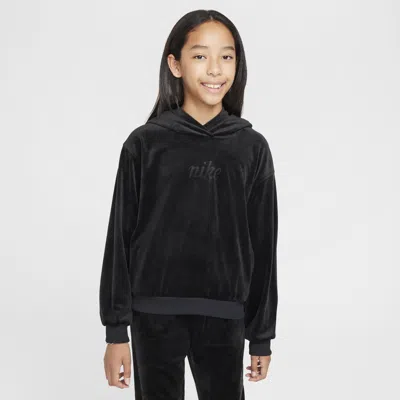 Nike Kids' Women's  Sportswear Girls' Pullover Hoodie In Black/anthracite