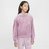 Nike Kids' Women's  Sportswear Girls' Pullover Hoodie In Plum Dust/platinum Violet