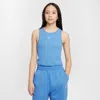 Nike Kids' Women's  Sportswear Girls' Ribbed Tank Top In Blue