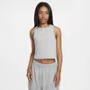 Nike Kids' Women's  Sportswear Girls' Ribbed Tank Top In Dark Grey Heather