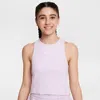 Nike Kids' Women's  Sportswear Girls' Ribbed Tank Top In Purple