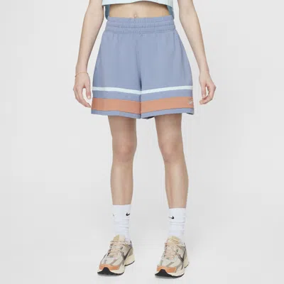 Nike Kids' Women's  Sportswear Girls' Shorts In Blue