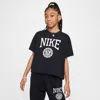 Nike Women's  Sportswear Girls' T-shirt In Black