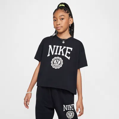 Nike Kids' Women's  Sportswear Girls' T-shirt In Black