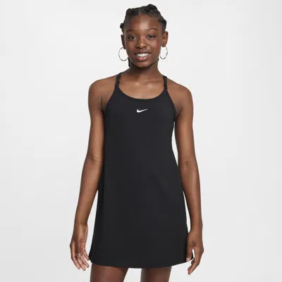 Nike Kids' Women's  Sportswear Girls' Tank Top Dress In Black