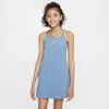 Nike Kids' Women's  Sportswear Girls' Tank Top Dress In Blue