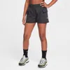 Nike Women's  Sportswear Girls' Woven Cargo Shorts In Black