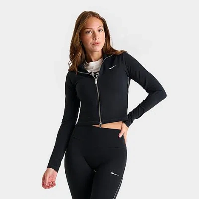 Nike Women's Sportswear Gym Life Pipe Jacket In Black