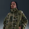 Nike Women's  Sportswear High-pile Fleece Jacket In Green