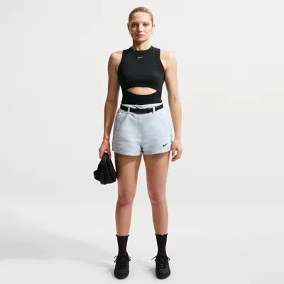 Nike Women's  Sportswear High-waisted 2" Shorts In Gray