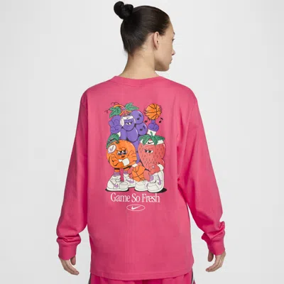 Nike Women's  Sportswear Long-sleeve T-shirt In Pink